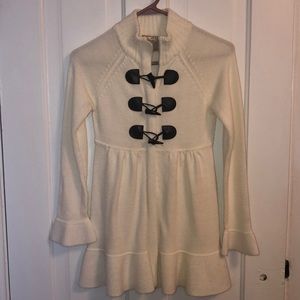 Long dressy sweater jacket